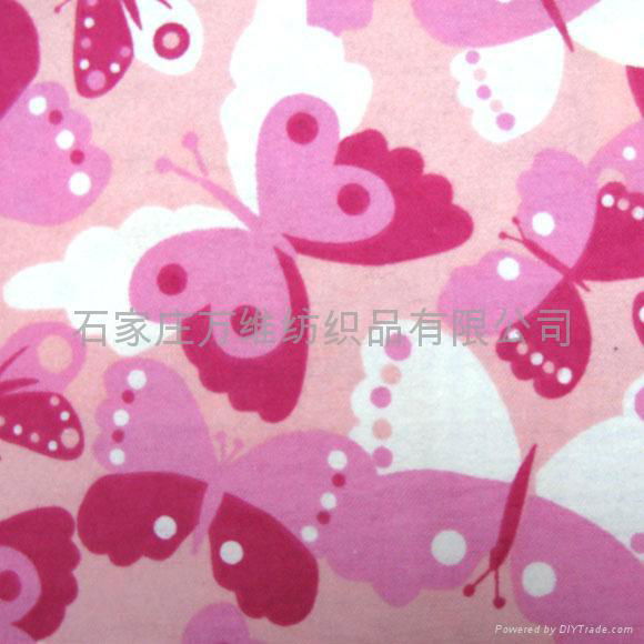 cotton flannel fabric for kids pajama 2