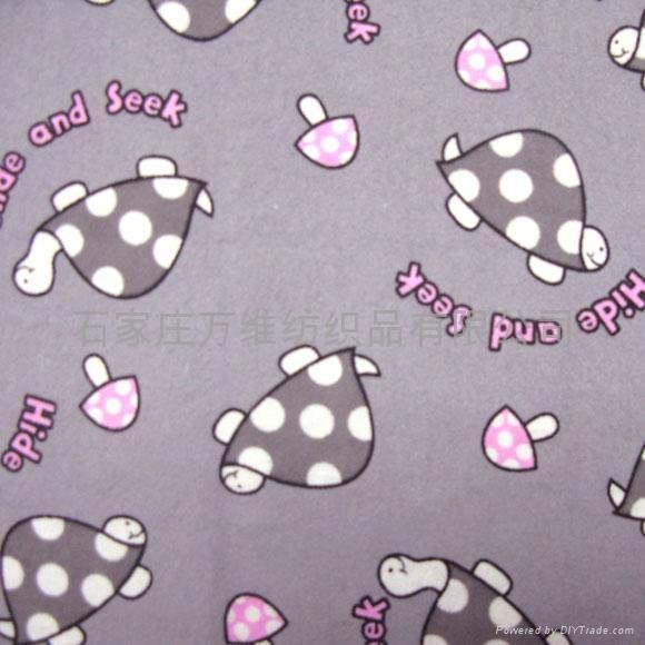 cotton flannel fabric for kids pajama 4