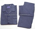 men cotton woven printed flannel pyjama set 