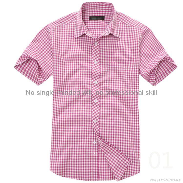 100% cotton yarn dyed flannel men's short sleeve soft collar fashion ...