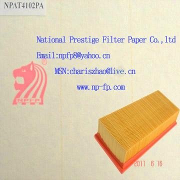 Resistant burning filter paper