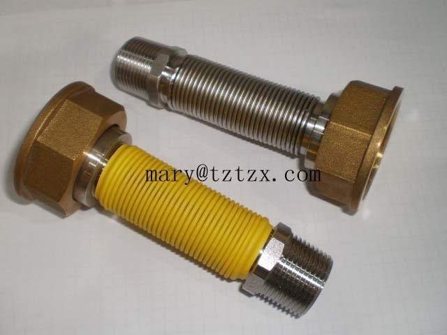 stainless steel gas hose for gas meter 