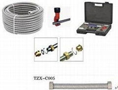 for making hoses of different length.Connection of heat engineering 