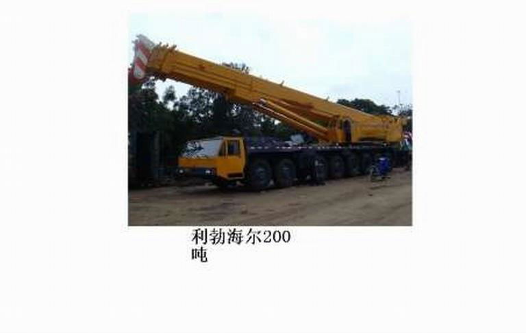  Used LIEBHERR  200T crane for sale