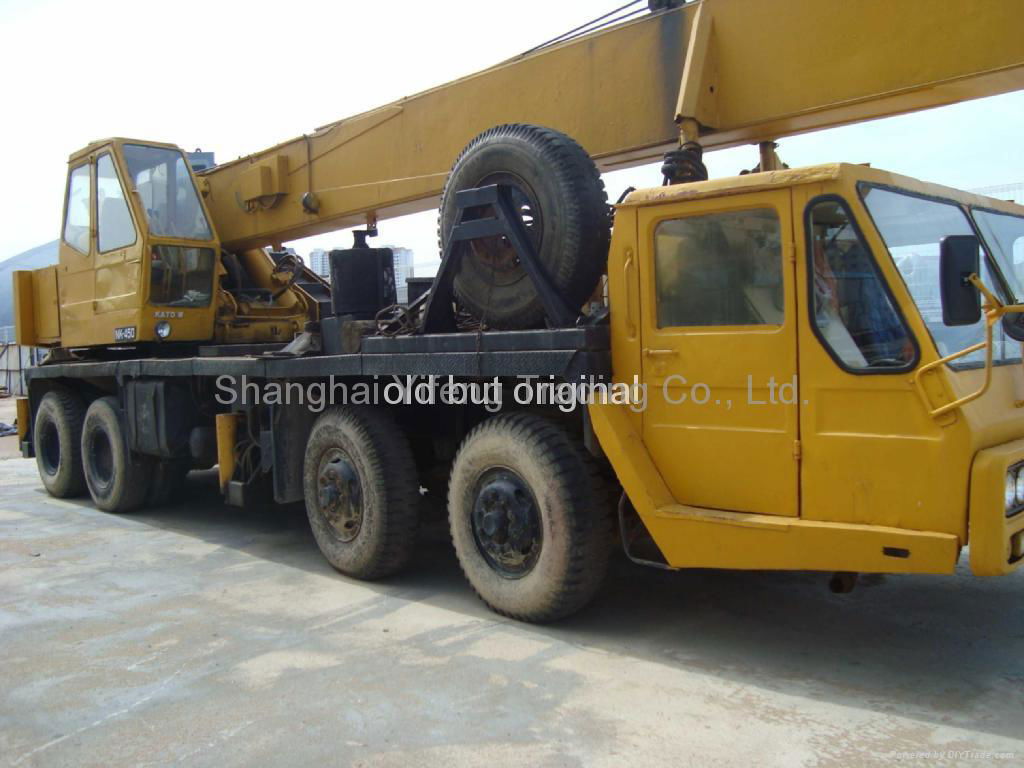  kato 45 ton used truck crane 3