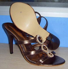 Female high-heeled sandals