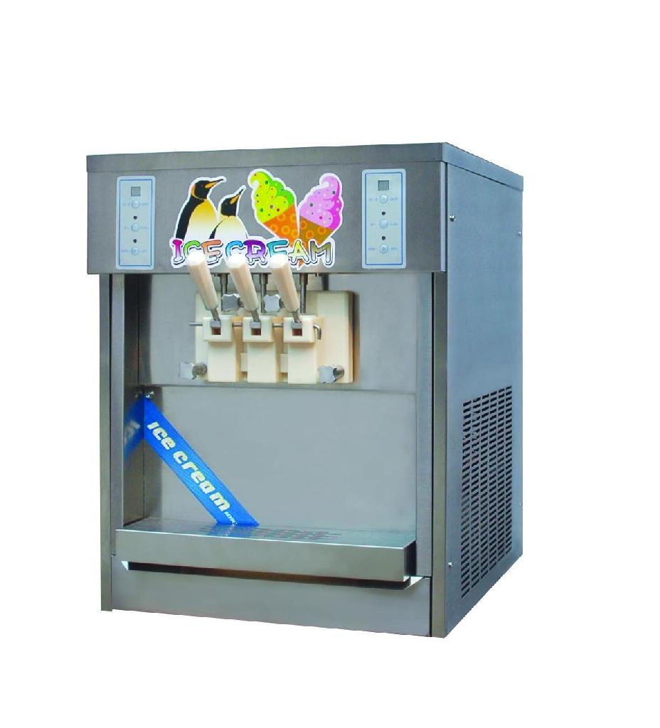 Table type ice cream machine