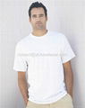 White t shirts with logo for promotion 1