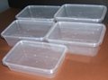 Take-away fast food microwavable containers