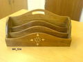 Sheesham Wood Letter Rack 1