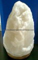 NATURAL WHITE SALT LAMPS 1