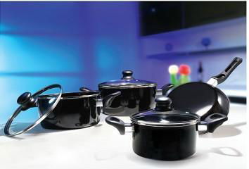 10pcs enamel cookware(kitchenware) set (with Dupont Telfon)