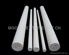 Four hole MgO tube