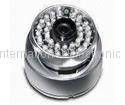 vandal proof dome camera with infrared led