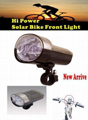 New Solar Bike Front Light 