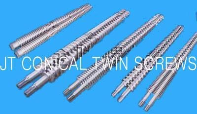extruders screw conical twin-screw cylinder  5