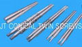 extruders screw conical twin-screw cylinder  5