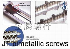 The screw and barrel of Bimetallic-alloy