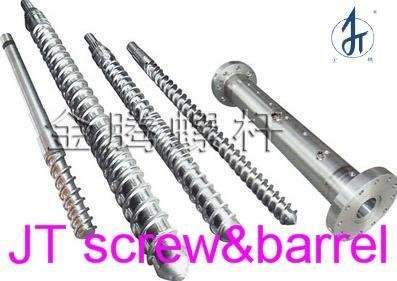 Rubber screw and barrel 