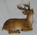 Polyresin deer ornament 1