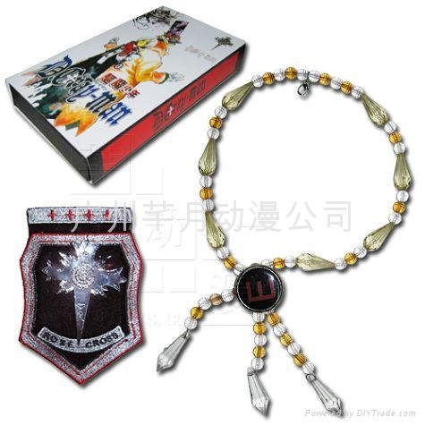Kingdom Hearts box Micky necklace+key chain 5