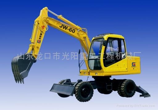 供應JW-60型輪胎液壓挖掘機