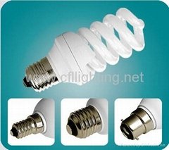 Full Spiral Tri- phosphor Power CFL Lamp ESL Compact fluorescent lamp T3-EFS02