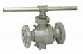 Cast trunnion ball valve 1