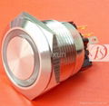 25mm pushbutton switch with LED(stainless steel)