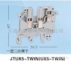 uk5-twin雙層接線端子