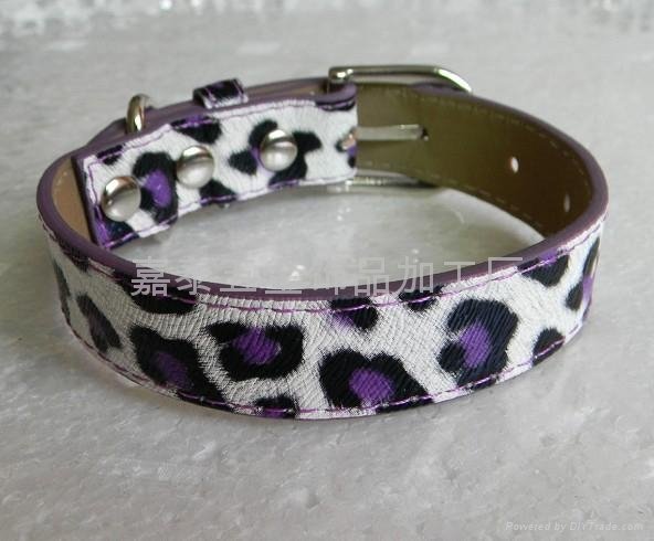 leopard skin pattern dog collar 5