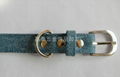 jean cloth dog collar 3