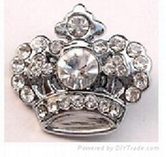 crown decorative rivet