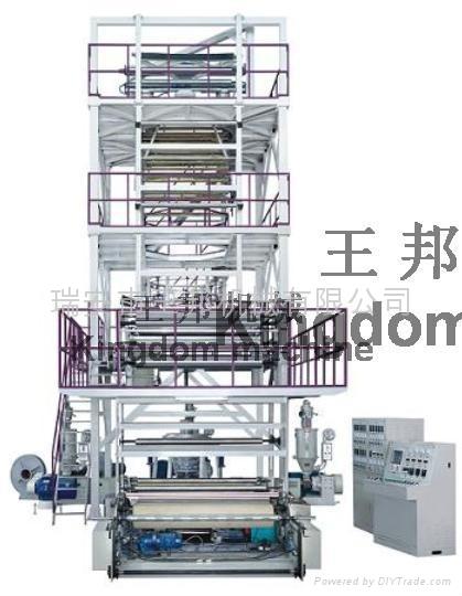 double layer blown film machine 3