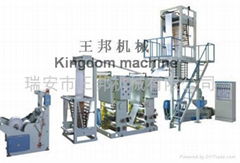  blown film machine connect flexo printing machine