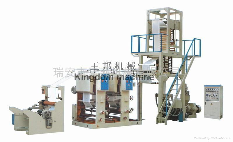  blown film machine connect flexo printing machine 3