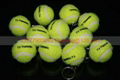 40mm mini real tennis ball keyring 3