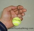 mini tennis ball keychain 1