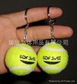 mini tennis ball keychain 2