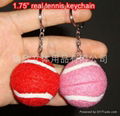 mini tennis ball keychain 3