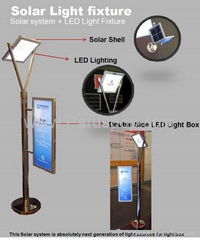 Patented product Solar LED light box