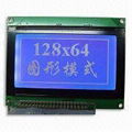 Graphic LCD Module with 128 x 64 Dot-matrix Display Format and white LED backlih