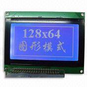 Graphic LCD Module with 128 x 64 Dot-matrix Display Format and white LED backlih