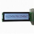 16-character x 1 Line COB Dot Matrix LCD Module with 64.5 x 13.8mm Viewing Area 1
