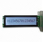 16-character x 1 Line COB Dot Matrix LCD Module with 64.5 x 13.8mm Viewing Area