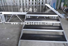 Movable stage(Aluminum stage,Combine stage,Plywood truss,Glass stage,Stage)