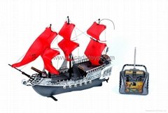 hot selling rc pirate boat