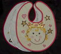 baby embroidery bibs