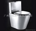 stainless steel standard siphon toilet