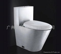 stainless steel standard siphon toilet